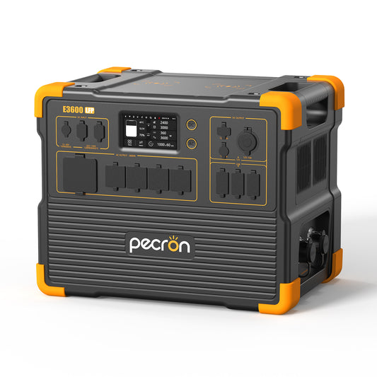 Pecron E3600LFP Portable Power Station — 3,600W / 3,072Wh