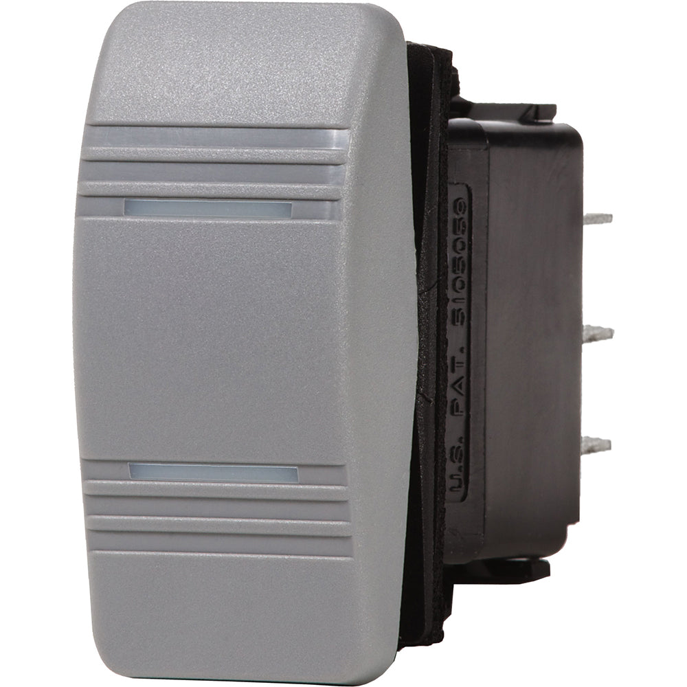 Blue Sea 8220 - Contura III Rocker Switch, ON-OFF-ON (Grey)