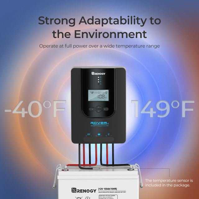 Renogy Rover Li 40A MPPT Solar Charge Controller with Bluetooth