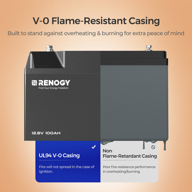 Renogy 12V 100Ah Lithium Battery PRO with Bluetooth