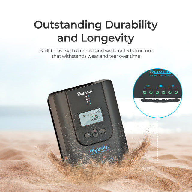 Renogy Rover Li 40A MPPT Solar Charge Controller with Bluetooth