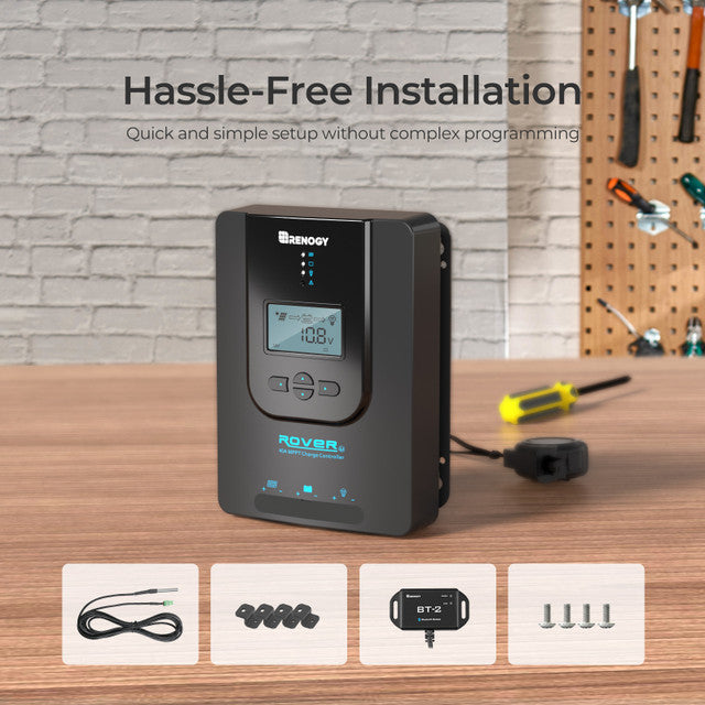 Renogy Rover Li 40A MPPT Solar Charge Controller with Bluetooth