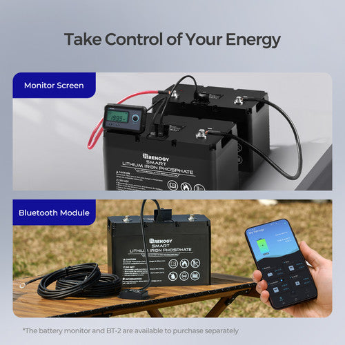 Renogy 12V 100Ah Lithium Battery with Self-Heating