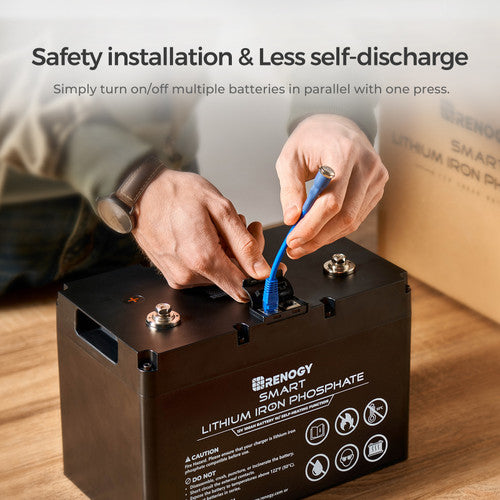 Renogy 12V 100Ah Lithium Battery with Self-Heating
