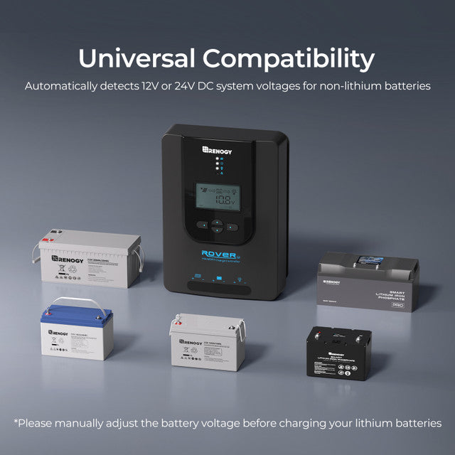 Renogy Rover Li 40A MPPT Solar Charge Controller with Bluetooth