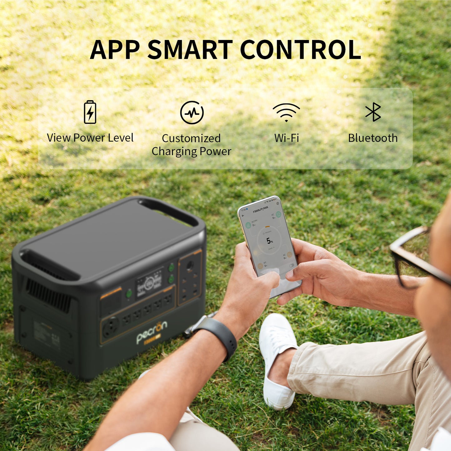 Pecron F3000LFP Portable Power Station — 3,600W / 3,072Wh