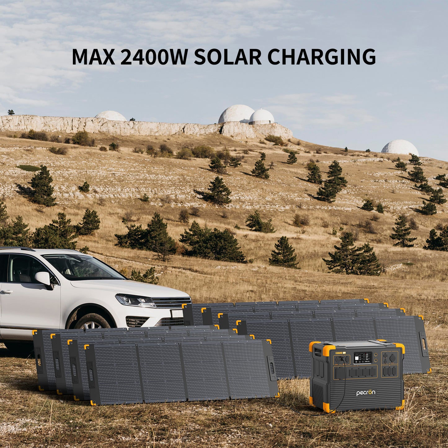 Pecron E3600LFP Portable Power Station — 3,600W / 3,072Wh