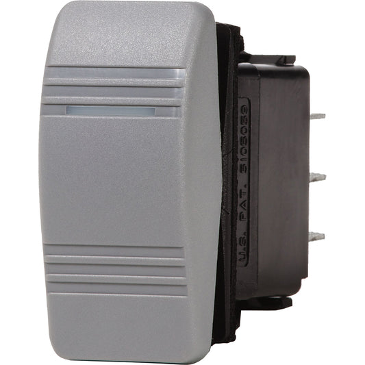 Blue Sea 8230 - Contura III Rocker Switch, OFF-ON (Grey)