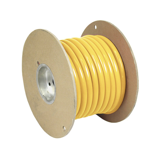 Pacer 2/0 AWG Battery Cable - Yellow (25 ft)